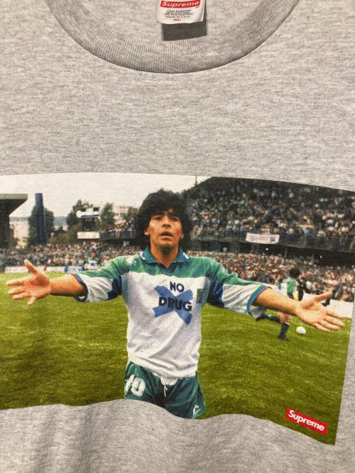 SUPREME（シュプリーム）SUPREME (シュプリーム) 24SS Maradona Tee / プリントTシャツ グレー サイズ:XLの古着・服飾アイテム