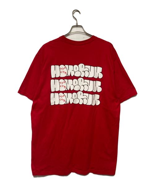 SUPREME（シュプリーム）SUPREME (シュプリーム) HOMERUN (ホームラン) 25SS Homerun Tee / スローアップグラフィティTシャツ レッド サイズ:XLの古着・服飾アイテム