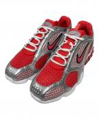 NIKEナイキ）の古着「AIR ZOOM SPIRIDON CAGE 2 / ローカットスニーカー」｜レッド×グレー