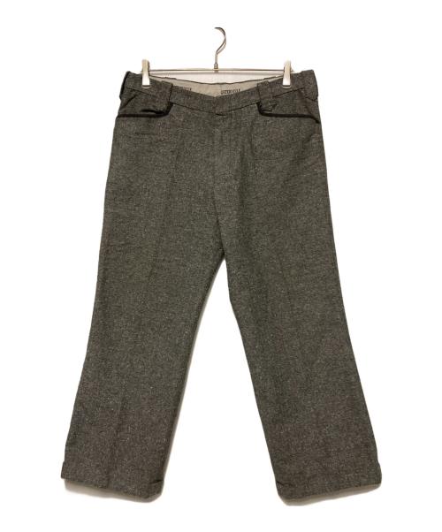 GANGSTERVILLE（ギャングスタービル）GANGSTERVILLE (ギャングスタービル) 杢ヘリンボーン3ピースセットアップスーツ グレー サイズ:ジャケット:L ベスト:XL パンツ:Lの古着・服飾アイテム