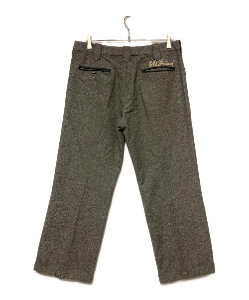 GANGSTERVILLE（ギャングスタービル）GANGSTERVILLE (ギャングスタービル) 杢ヘリンボーン3ピースセットアップスーツ グレー サイズ:ジャケット:L ベスト:XL パンツ:Lの古着・服飾アイテム