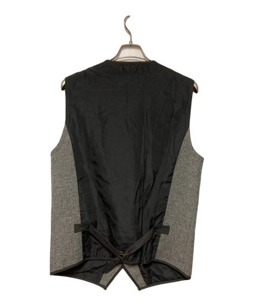 GANGSTERVILLE（ギャングスタービル）GANGSTERVILLE (ギャングスタービル) 杢ヘリンボーン3ピースセットアップスーツ グレー サイズ:ジャケット:L ベスト:XL パンツ:Lの古着・服飾アイテム