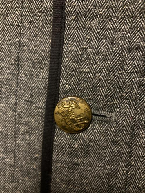 GANGSTERVILLE（ギャングスタービル）GANGSTERVILLE (ギャングスタービル) 杢ヘリンボーン3ピースセットアップスーツ グレー サイズ:ジャケット:L ベスト:XL パンツ:Lの古着・服飾アイテム