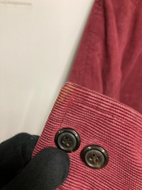 GANGSTERVILLE（ギャングスタービル）GANGSTERVILLE (ギャングスタービル) バック刺繍コーデュロイジャケット ボルドー サイズ:XLの古着・服飾アイテム