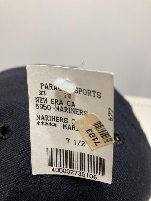 New Era（ニューエラ）New Era (ニューエラ) 00s シアトルマリナーズベースボールキャップキャップ ネイビー サイズ:7 1/2 未使用品の古着・服飾アイテム