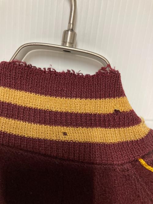 FELCO（フェルコ）FELCO (フェルコ) スタジャン ボルドー×イエロー サイズ:42の古着・服飾アイテム