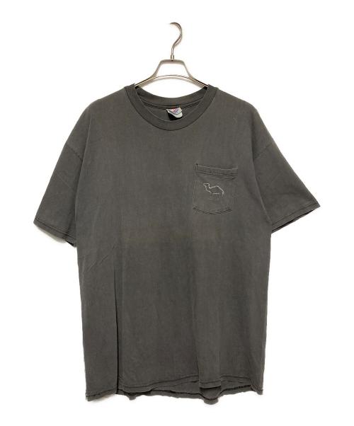 Hanes（ヘインズ）Hanes (ヘインズ) CAMEL アドバタイジングポケットTシャツ グレー サイズ:XLの古着・服飾アイテム