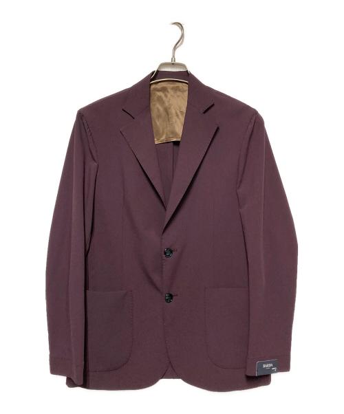 BARBA（バルバ）BARBA (バルバ) ストレッチ2Bテーラードジャケット パープル サイズ:48 未使用品の古着・服飾アイテム