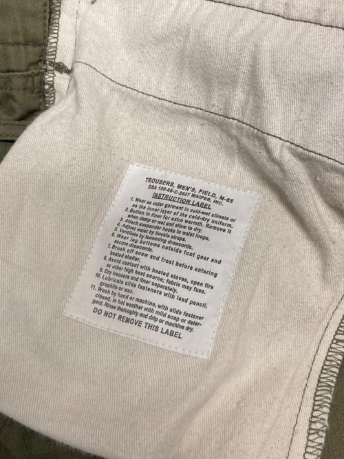 waiper（ワイパー）waiper (ワイパー) M-65フィールドカーゴパンツ / 初期型 オリーブ サイズ:Lの古着・服飾アイテム