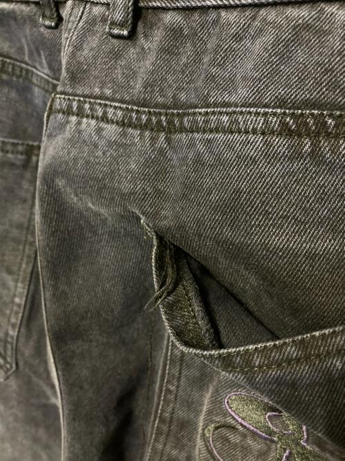 YARDSALE（ヤードセール）YARDSALE (ヤードセール) Phantasy Jeans / バギーデニムパンツ パープル サイズ:XLの古着・服飾アイテム