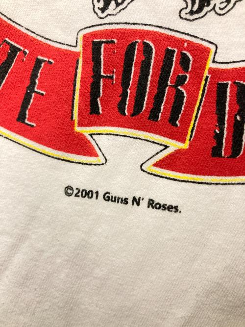 FRUIT OF THE LOOM（フルーツオブザルーム）FRUIT OF THE LOOM (フルーツオブザルーム) 00s Guns N' RosesプリントTシャツ ホワイト サイズ:XLの古着・服飾アイテム