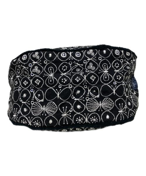 mina perhonen（ミナ ペルホネン）mina perhonen (ミナ ペルホネン) クラウドハンドバッグ / PARTY ブラックの古着・服飾アイテム