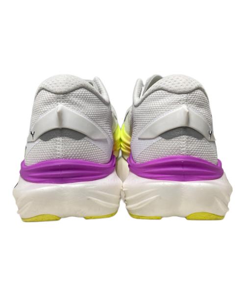 PUMA（プーマ）PUMA (プーマ) ディヴィエイト ニトロ 3 EKIDEN グロー / ランニングシューズ ホワイト サイズ:US9.5の古着・服飾アイテム