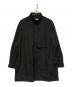 Yohji Yamamoto pour homme（ヨウジヤマモト プールオム）の古着「23SS スタンドカラープリーツ長袖シャツ」｜ブラック