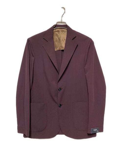 BARBA（バルバ）BARBA (バルバ) ストレッチ2Bテーラードジャケット パープル サイズ:46 未使用品の古着・服飾アイテム