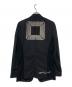 UNDERCOVERISM (アンダーカバーイズム) 04SS GIZ柄ドッキングテーラードジャケット ブラック サイズ:M：20000円