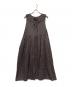 TSUHARU by samansa Mos2（ツハル バイ サマンサモスモス）の古着「【自由ヶ丘限定】製品染リネンノースリワンピース」｜チャコールグレー