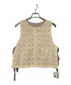 TSUHARU by samansa Mos2ツハル バイ サマンサモスモス）の古着「レース×綿リバーシブルベスト」｜キナリ