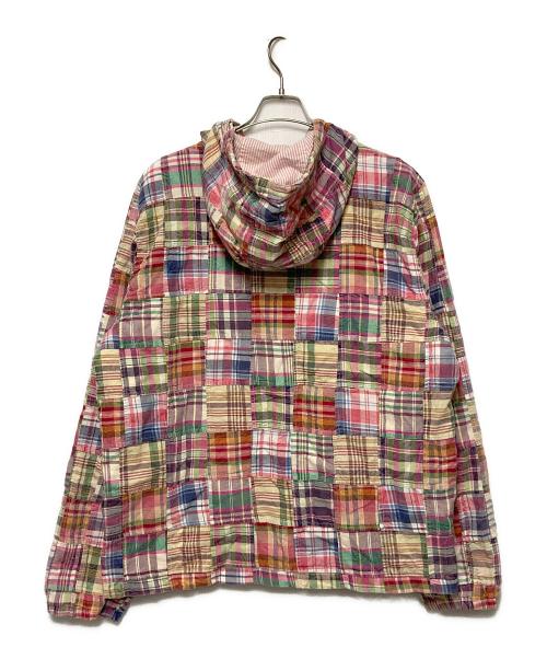 BROOKS BROTHERS（ブルックスブラザーズ）BROOKS BROTHERS (ブルックスブラザーズ) マドラスパッチワークフーデッドジャケット マルチカラー サイズ:L 未使用品の古着・服飾アイテム
