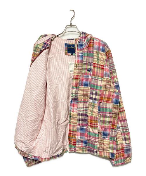 BROOKS BROTHERS（ブルックスブラザーズ）BROOKS BROTHERS (ブルックスブラザーズ) マドラスパッチワークフーデッドジャケット マルチカラー サイズ:L 未使用品の古着・服飾アイテム