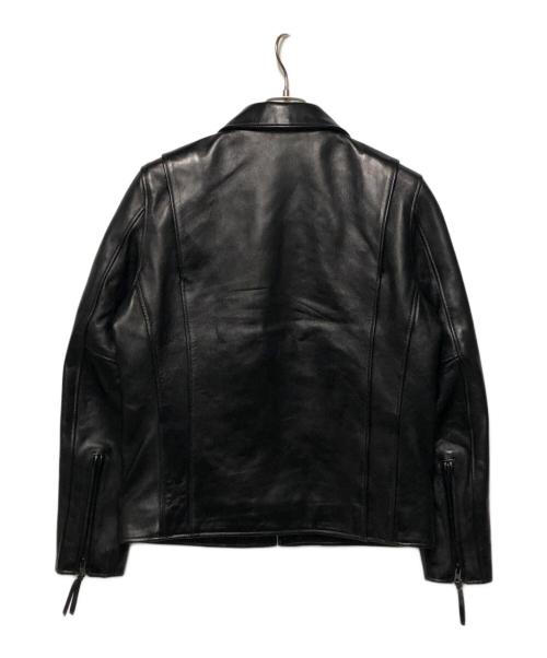 Schott（ショット）Schott (ショット) ラムレザーシングルライダースジャケット ブラック サイズ:Mの古着・服飾アイテム