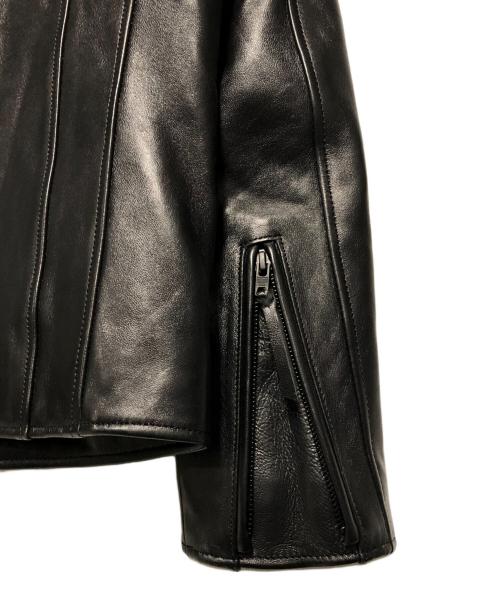 Schott（ショット）Schott (ショット) ラムレザーシングルライダースジャケット ブラック サイズ:Mの古着・服飾アイテム