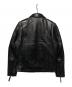 Schott (ショット) ラムレザーシングルライダースジャケット ブラック サイズ:M：60000円