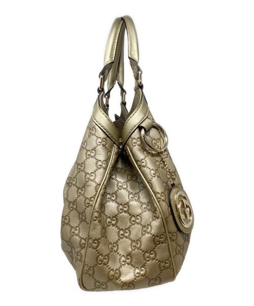 GUCCI（グッチ）GUCCI (グッチ) ハンドバッグ ベージュの古着・服飾アイテム