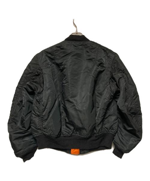 ALPHA（アルファ）ALPHA (アルファ) 90s リバーシブルMA-1ジャケット ブラック サイズ:Lの古着・服飾アイテム