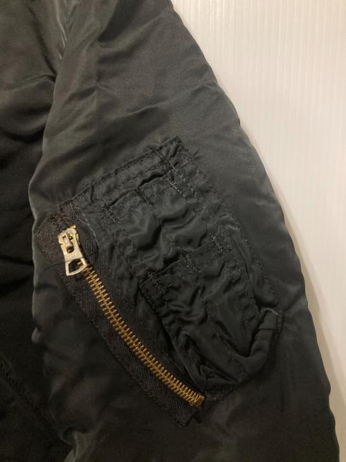 ALPHA（アルファ）ALPHA (アルファ) 90s リバーシブルMA-1ジャケット ブラック サイズ:Lの古着・服飾アイテム
