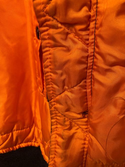 ALPHA（アルファ）ALPHA (アルファ) 90s リバーシブルMA-1ジャケット ブラック サイズ:Lの古着・服飾アイテム