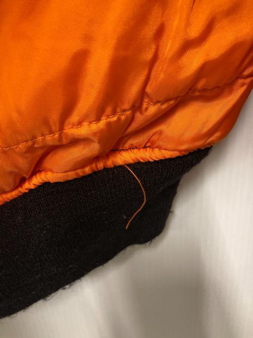 ALPHA（アルファ）ALPHA (アルファ) 90s リバーシブルMA-1ジャケット ブラック サイズ:Lの古着・服飾アイテム