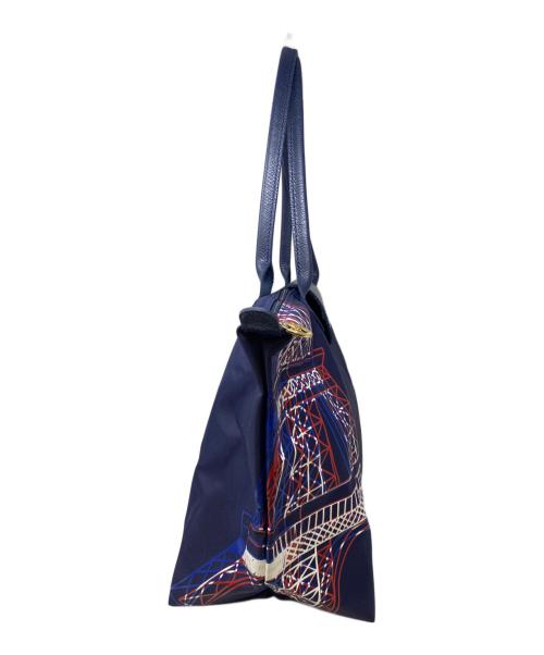 LONGCHAMP（ロンシャン）LONGCHAMP (ロンシャン) トートバッグ ネイビーの古着・服飾アイテム