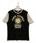KENZOケンゾー）の古着「23AW TIGER ACADEMY CLASSIC T-SHIRT / グラフィックロゴTシャツ」｜ブラック