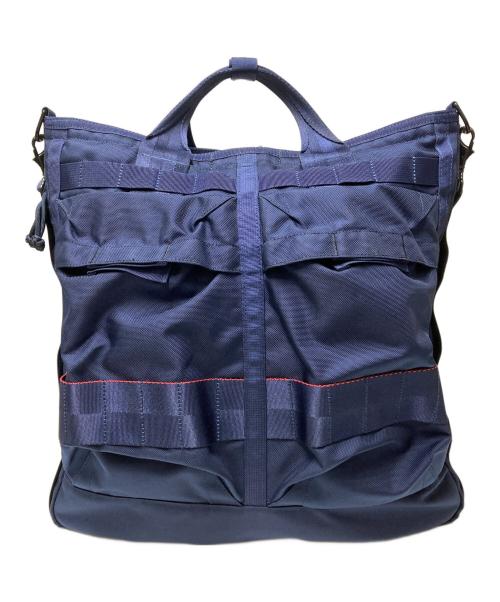 BRIEFING（ブリーフィング）BRIEFING (ブリーフィング) BEAMS PLUS (ビームスプラス) COCKPIT BAG / 2WAYナイロンショルダーバッグ ネイビーの古着・服飾アイテム