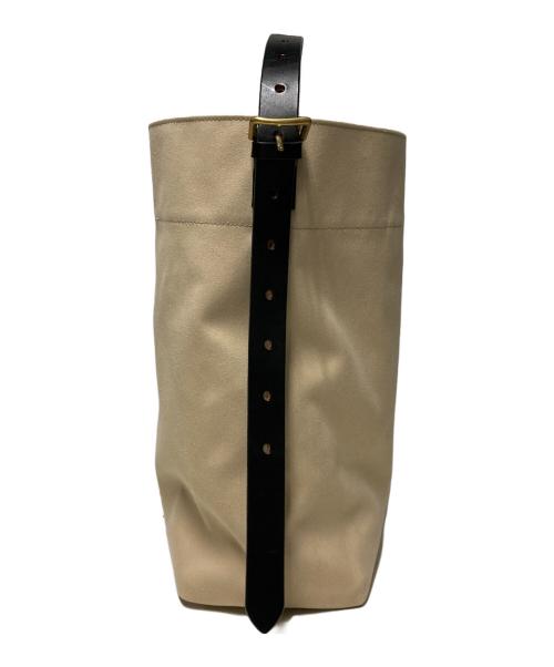 brady（ブレディ）brady (ブレディ) LEVEN - LINEN/COTTON CANVAS / ワンショルダーバッグ ベージュ×ブラックの古着・服飾アイテム