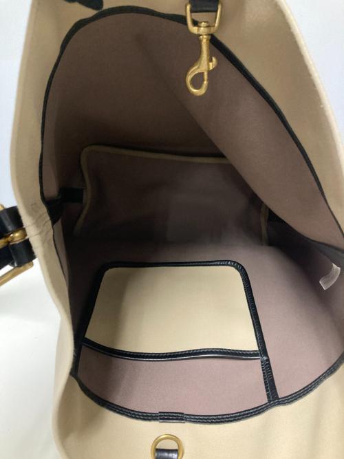 brady（ブレディ）brady (ブレディ) LEVEN - LINEN/COTTON CANVAS / ワンショルダーバッグ ベージュ×ブラックの古着・服飾アイテム