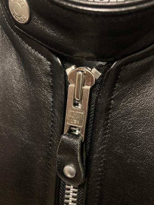 Schott（ショット）Schott (ショット) 70'S SINGLE RIDERS JACKET / シングルライダースジャケット ブラック サイズ:Mの古着・服飾アイテム