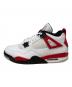NIKE (ナイキ) AIR JORDAN 4 RETRO / ハイカットスニーカー ホワイト×レッド サイズ:US11：20000円