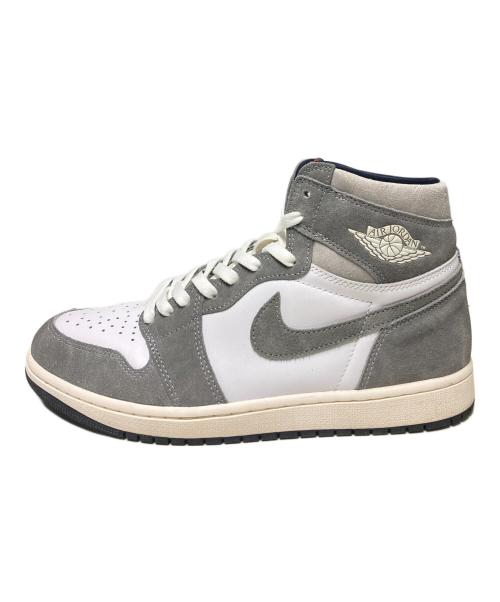 NIKE（ナイキ）NIKE (ナイキ) AIR JORDAN 1 RETRO HIGH OG / ハイカットスニーカー グレー×ホワイト サイズ:US10.5の古着・服飾アイテム
