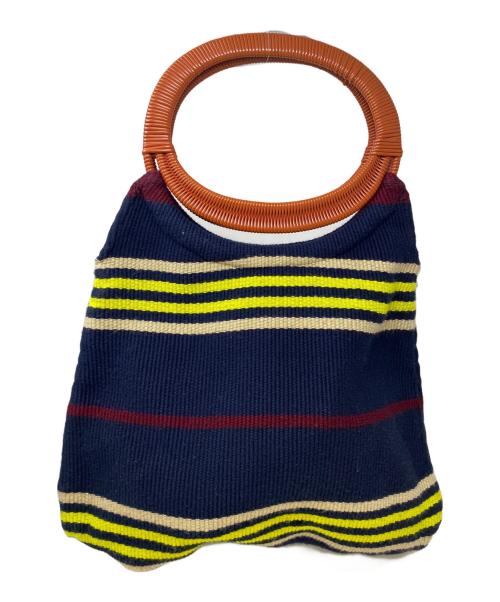 MARNI（マルニ）MARNI (マルニ) ボートバッグ ネイビーの古着・服飾アイテム