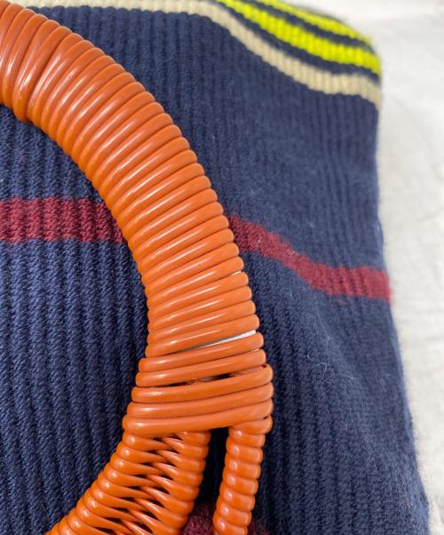 MARNI（マルニ）MARNI (マルニ) ボートバッグ ネイビーの古着・服飾アイテム