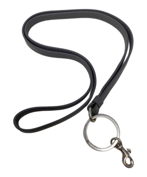 BALENCIAGA（バレンシアガ）BALENCIAGA (バレンシアガ) ロゴレザーフラグメントケース グレーの古着・服飾アイテム