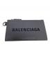 BALENCIAGA（バレンシアガ）の古着「ロゴレザーフラグメントケース」｜グレー