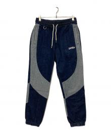 SAPEur（サプール）の古着「デニムトラックパンツ」｜インディゴ