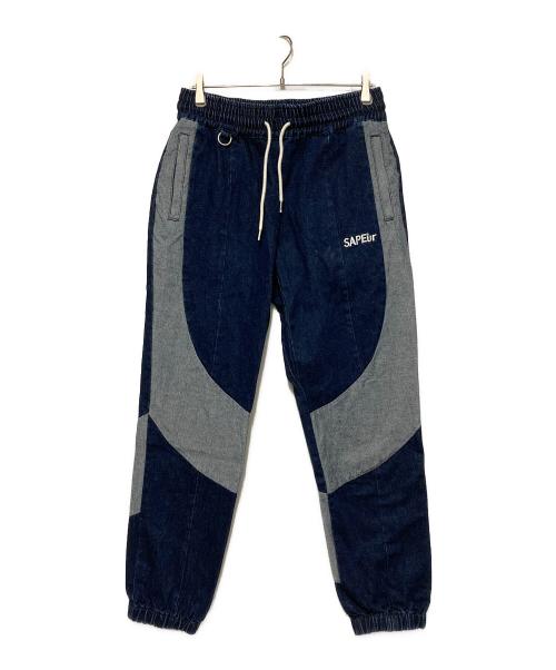 SAPEur（サプール）SAPEur (サプール) デニムトラックパンツ インディゴ サイズ:XLの古着・服飾アイテム