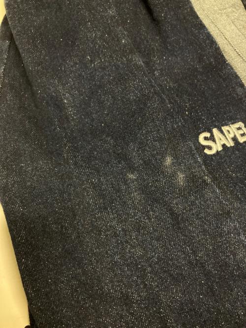 SAPEur（サプール）SAPEur (サプール) デニムトラックパンツ インディゴ サイズ:XLの古着・服飾アイテム