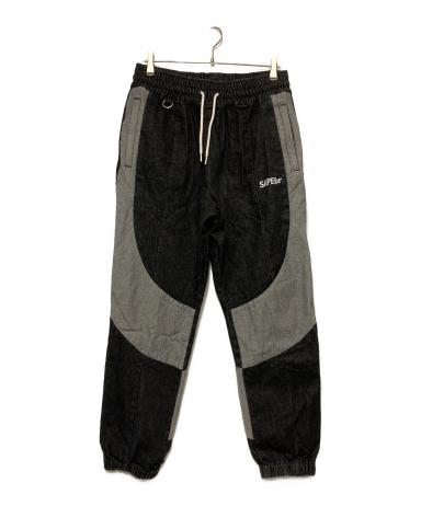 中古・古着通販】SAPEur (サプール) デニムトラックパンツ ブラック