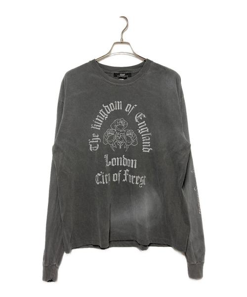 Essay（エッセイ）Essay (エッセイ) FADE XL LONG T-SHIRT / サンフェード加工ロングスリーブTシャツ グレー サイズ:2の古着・服飾アイテム