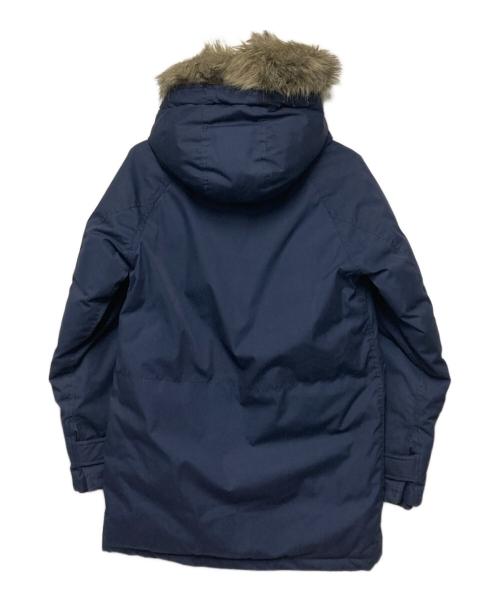 THE NORTHFACE PURPLELABEL（ザ・ノースフェイス パープルレーベル）THE NORTHFACE PURPLELABEL (ザ・ノースフェイス パープルレーベル) Long Serow down coat / フェイクファーダウンコート ネイビー サイズ:実寸参照の古着・服飾アイテム